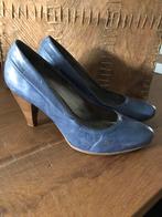 Blauw leren pumps maat 36 van Si, Ophalen of Verzenden, Zo goed als nieuw, Blauw