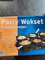 Wokset met pannetjes rond 16 cm., Witgoed en Apparatuur, Gourmetstellen, Ophalen of Verzenden, 4 t/m 7 personen