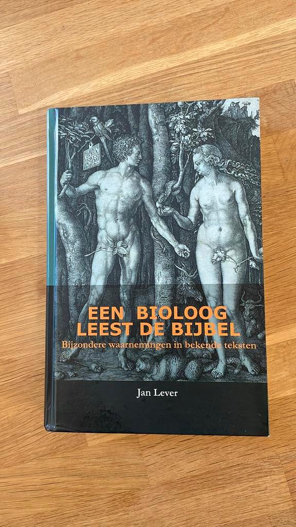 Een bioloog leest de bijbel van Jan Lever, Boeken, Wetenschap, Zo goed als nieuw, Natuurwetenschap, Ophalen of Verzenden