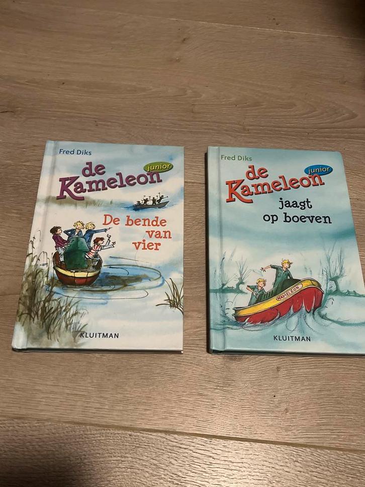 2x De Kameleon Junior - Fred Diks, Boeken, Kinderboeken | Jeugd | onder 10 jaar, Zo goed als nieuw, Fictie algemeen, Ophalen