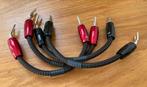 Audioquest Saturn biwire jumpers, Ophalen, Zo goed als nieuw, Minder dan 2 meter, Luidsprekerkabel