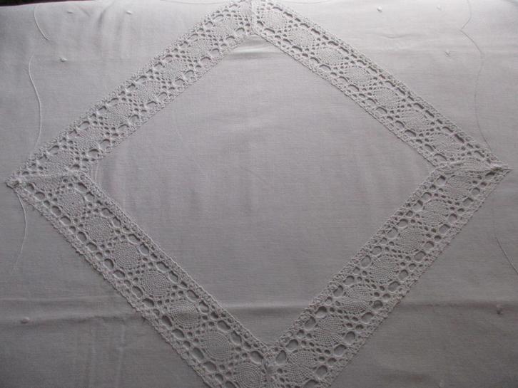 2 antieke kussenslopen *Marries*, Antiek en Kunst, Antiek | Kleden en Textiel, Verzenden