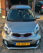 Kia Picanto 1.0 Cvvt 3-DRS 2011 Grijs, Auto's, Voorwielaandrijving, Stof, Zwart, 400 kg