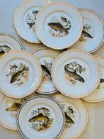 Limoges Franse visborden, Ophalen of Verzenden, Zo goed als nieuw, Bord(en), Overige stijlen