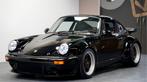 Porsche 911 930 3.5 Twin Turbo Coupé "Outlaw!" Volledig ger, Auto's, Oldtimers, Lederen bekleding, Achterwielaandrijving, Zwart