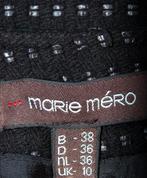 MARIE MERO wollen rok, rokje, zwart/antraciet, Mt. 38, Marie Mero, Maat 38/40 (M), Zo goed als nieuw, Zwart