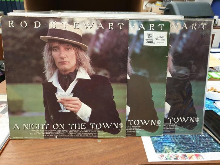 Rod Stewart- A night on the Town, 3 aanwezig (11), Cd's en Dvd's, Vinyl | Pop, 12 inch, Ophalen of Verzenden