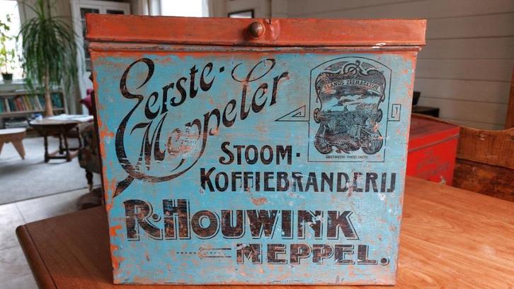 Koffieblik Houwink, Verzamelen, Blikken, Gebruikt, Overige, Ophalen of Verzenden