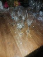 Kristallen Champagne Glazen Servies 6 st, Ophalen, Glas of Glazen, Effen, Glas
