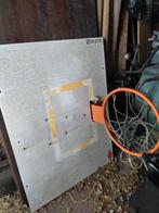 Basketbalbord met net, Ophalen, Gebruikt, Ring, Bord of Paal