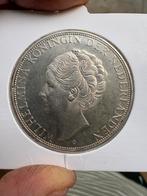 Rijksdaalder 1938 wilhelmina grof haar, Postzegels en Munten, Munten | Nederland, Zilver, Ophalen of Verzenden, Koningin Wilhelmina