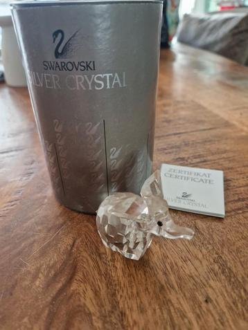 Swarovski Olifant Groot - Kristallen Beeldje beschikbaar voor biedingen