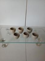 eierdoppen, gres, Huis en Inrichting, Keuken | Servies, Ophalen of Verzenden, Zo goed als nieuw, Glas, Overige stijlen