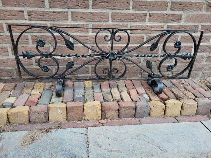 Sierhekwerk Paneel - Decoratief IJzer, Tuin en Terras, Tuinhekken en Hekwerk, Gebruikt, Sierhekwerk, IJzer, Ophalen of Verzenden