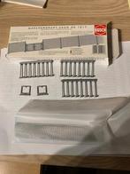 Busch 1017 H0 Metalen draadhekwerk 94 cm, Wisselstroom, Brug, Tunnel of Gebouw, Ophalen of Verzenden, Zo goed als nieuw