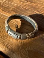 Buddha to Buddha Leer Slang Armband, Sieraden, Tassen en Uiterlijk, Armbanden, Ophalen, Gebruikt, Zilver