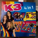 K3 spel 4-in-1: Puzzel, Domino, Memory & Lotto, Ophalen of Verzenden, Zo goed als nieuw
