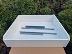 Witte lade met ladegeleiders, Huis en Inrichting, Keuken | Keukenelementen, Gebruikt, Wit, Minder dan 100 cm, 50 tot 75 cm
