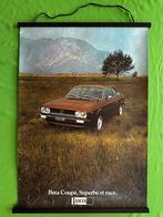 Lancia Beta Coupé oude originele dealer poster., Verzamelen, Automerken, Motoren en Formule 1, Ophalen of Verzenden, Gebruikt
