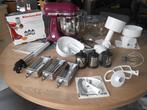 Kitchenaid standmixer met vele accessoires, Witgoed en Apparatuur, Keukenmixers, Gebruikt, 3 snelheden of meer, 4 liter of meer