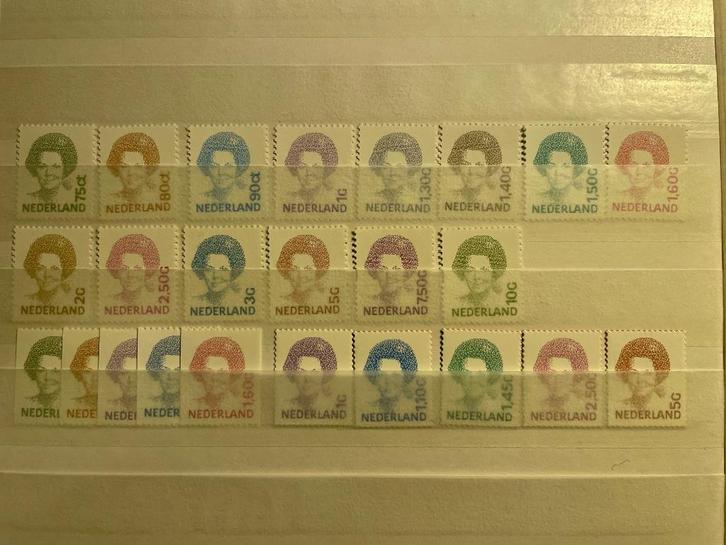 165 Beatrix NVPH 1488-1501+1581-1582+1488A-1497A+1491c-1501c, Postzegels en Munten, Postzegels | Nederland, Postfris, Na 1940