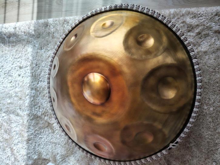 Handgemaakte D Hijaz 12 handpan met softcase, Muziek en Instrumenten, Percussie, Zo goed als nieuw, Melodische percussie, Ophalen of Verzenden