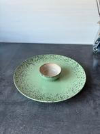 HKliving Bord en Schaaltje, Huis en Inrichting, Keuken | Servies, Ophalen, Keramiek, Zo goed als nieuw, Bord(en)
