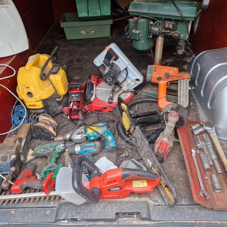 Partij Gereedschap - Diverse merken, Doe-het-zelf en Verbouw, Gereedschap | Handgereedschap, Gebruikt, Ophalen of Verzenden