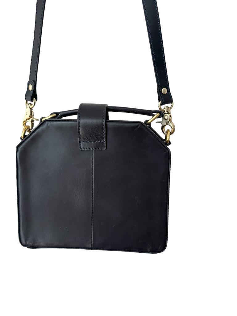 Burkely schoudertas, Zwart, Ophalen of Verzenden, Leer