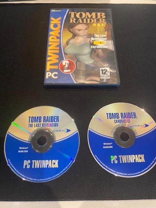 Tomb Raider IV en V, VINTAGE pc game, Spelcomputers en Games, Games | Pc, Zo goed als nieuw, Avontuur en Actie, 1 speler, Ophalen of Verzenden