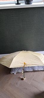 Uv paraplu beige/geel, Ophalen of Verzenden, Zo goed als nieuw, Geel