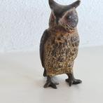 Weens Bronzen Sculptuur van een Uil, Ophalen of Verzenden, Brons