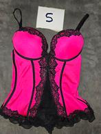 Roze Corset - Maat S, Cup 75B, Verzenden