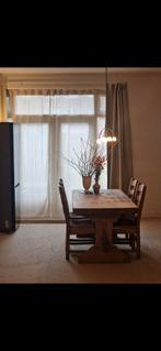 Massief, houten eetkamertafel, Huis en Inrichting, Complete inboedels, Ophalen