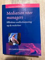 Mediation voor managers - Efficiënte conflicthantering. 6, Ophalen of Verzenden, Zo goed als nieuw, Overige onderwerpen