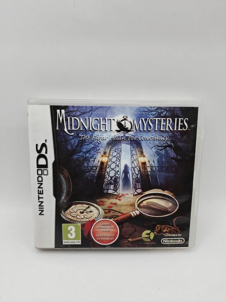 Midnight Mysteries the edgar allan poe conspiracy DS, Spelcomputers en Games, Games | Nintendo DS, Zo goed als nieuw, Racen en Vliegen