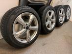 Originele audi A6 velgen 18 inch met winterbanden, Auto-onderdelen, 18 inch, Banden en Velgen, 225 mm, Winterbanden