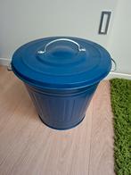 IKEA Knodd blauwe afvalemmer met deksel, Huis en Inrichting, Woonaccessoires | Prullenbakken, Ophalen, Zo goed als nieuw, Minder dan 10 liter