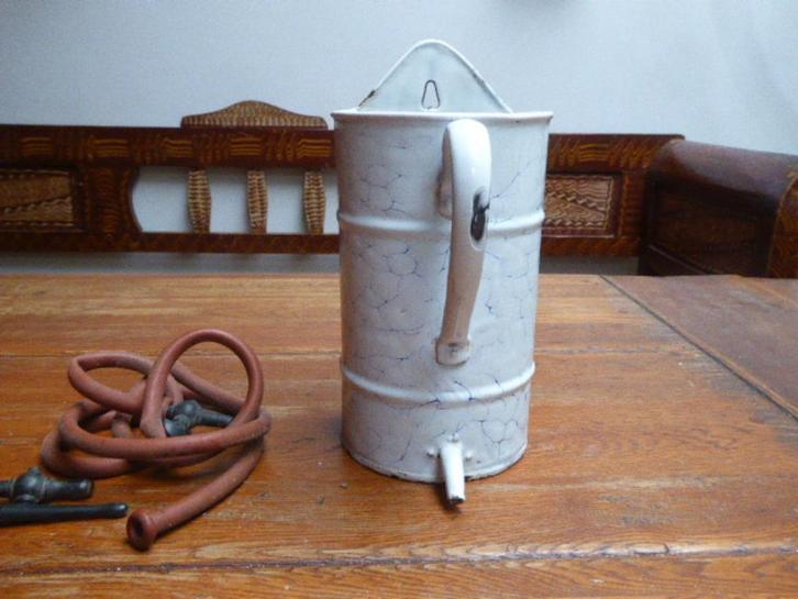 Antiek emaille lavement, Antiek en Kunst, Antiek | Emaille, Ophalen of Verzenden