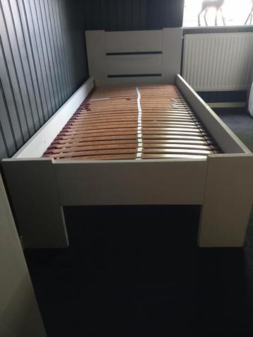 Steigerhouten 1 persoonsbed - matrasmaat 210x90