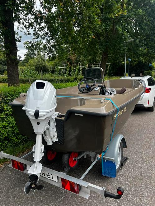 Sea finder console 435 en 20 pk Tohatsu vaarbewijs vrij!, Watersport en Boten, Vis- en Consoleboten, Zo goed als nieuw, 10 tot 30 pk