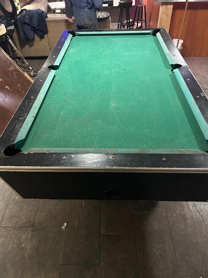 Pooltafel goed gebruikt, Sport en Fitness, Biljarten en Poolen, Gebruikt, Pooltafel, Ophalen
