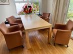 Eettafel plus vier stoelen, Ophalen of Verzenden, Zo goed als nieuw