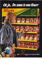 Retro reclame 1983 Knorr supermarkt sauzenrek, Verzamelen, Retro, Overige typen, Ophalen of Verzenden