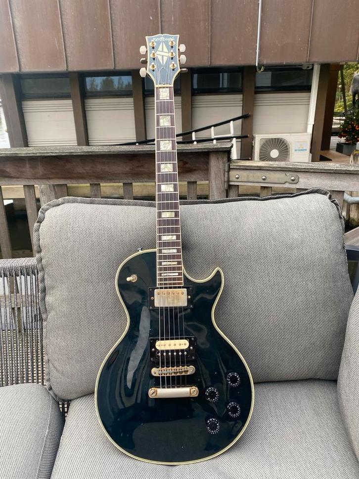 El Maya Les Paul Custom -1977, Muziek en Instrumenten, Snaarinstrumenten | Gitaren | Elektrisch, Gebruikt, Solid body, Overige merken