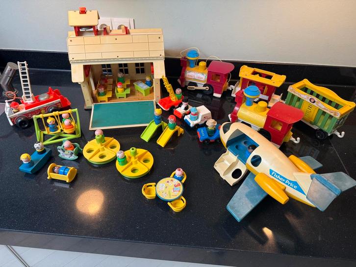 Vintage Fisher-Price Soeelgoed set, Kinderen en Baby's, Speelgoed | Fisher-Price, Gebruikt, Speelset, Ophalen of Verzenden