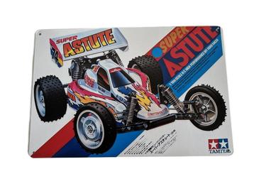Tamiya Boxart metalen bord 20x30cm Super Astute nieuw beschikbaar voor biedingen