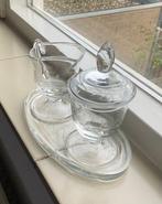 koffiemelk & suiker glas set barok art deco jugendstil oud!, Ophalen of Verzenden, Zo goed als nieuw, Overige onderwerpen