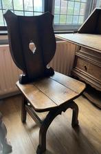 Massief eikenhouten kasteelstoel klassieke stoel antiek, Ophalen
