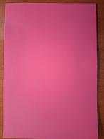 A4 vel knutsel foam roze., Hobby en Vrije tijd, Knutselen, Ophalen of Verzenden, Zo goed als nieuw, Materiaal